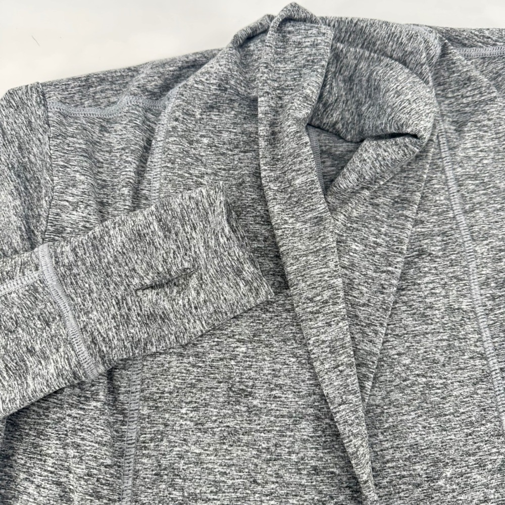Eddie Bauer Open Front Longline Cardigan Women S Gray Athleisure Layering Tech - Picture 6 of 9